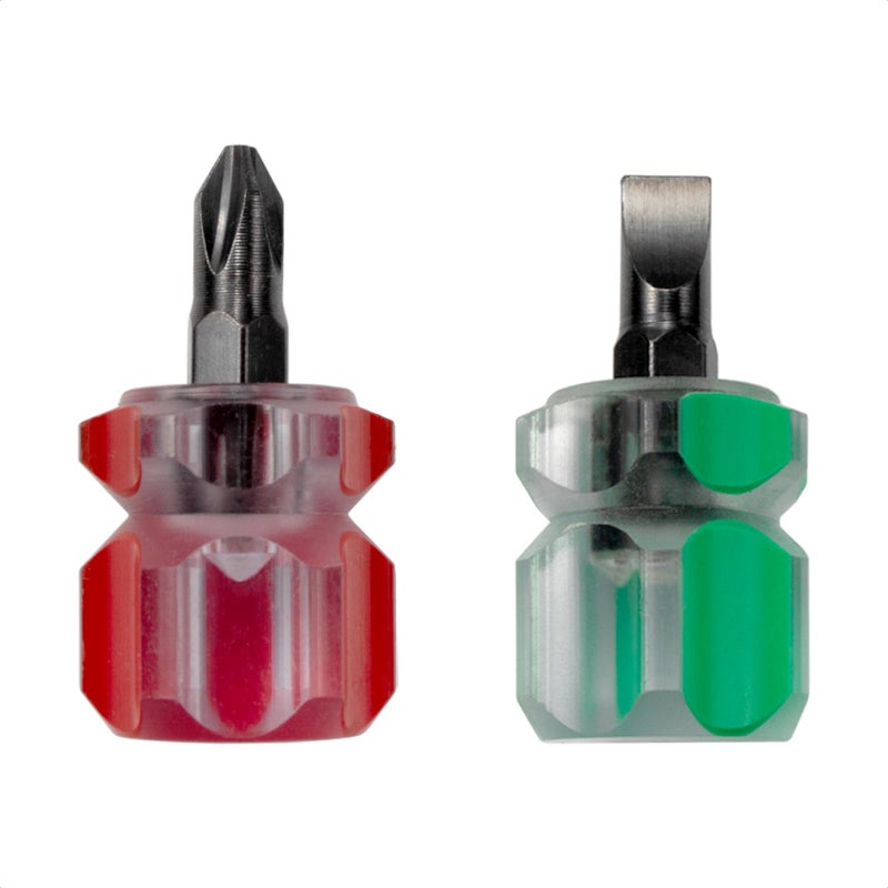 Fiklota 2-Piece Sewing Machine Dedicated Flat And Stubby Screwdriver Set Mini Stubby Tools Sewing Notions - Image 1